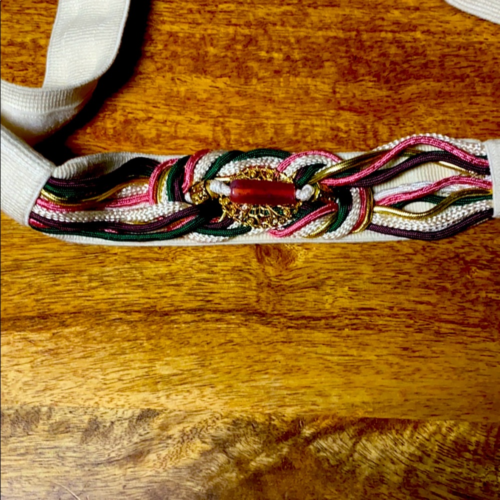 Vintage high waisted accent belt